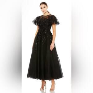 Mac Duggal Illusion Sweetheart Neckline A-line Dress Size 16 NWT